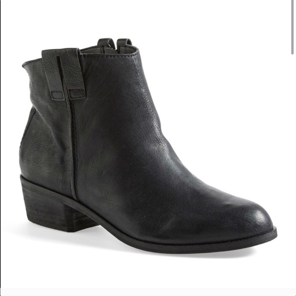 Sam Edelman "James" Black Leather Booties ⚡️